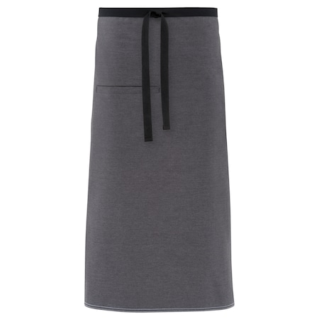 Deltaplus Bistro Waist Apron, Inset Pocket, City Market, CM24I, Heather Gray 83469